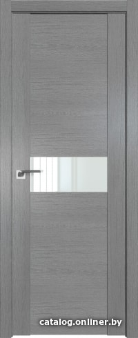 

Межкомнатная дверь ProfilDoors 2.05XN 80x200 (грувд серый, стекло lacobel белый лак)