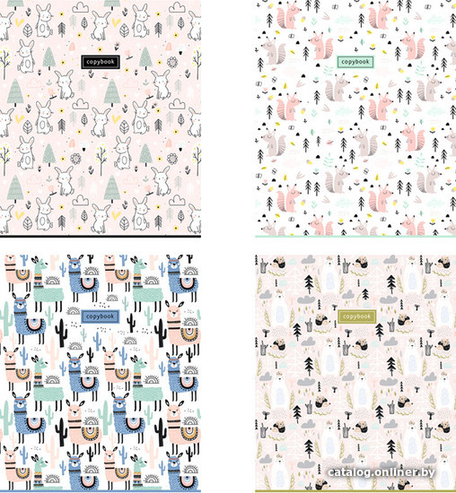 

Общая тетрадь ArtSpace клетка Узоры. Cute pattern Т48кТС_29698 (48 л)