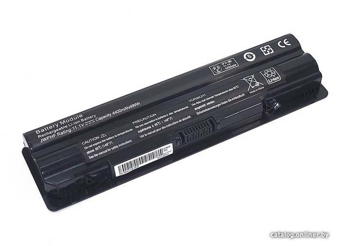 

Аккумуляторы для ноутбуков RageX JWPHF Dell XPS15, 11.1В, 4400мАч, черный
