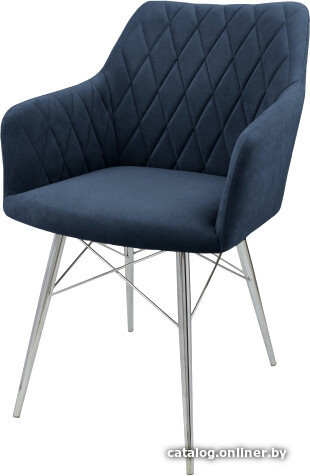 

Стул Гальваник Диаманте Люкс (хром/Catania Dark Blue)
