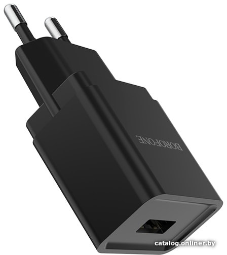 

Сетевое зарядное Borofone BA19A (черный)
