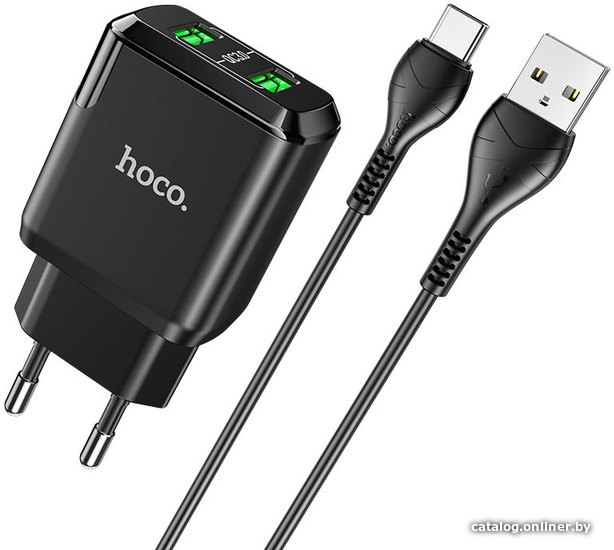 

Сетевое зарядное Hoco N6 Charmer Type-C (черный)