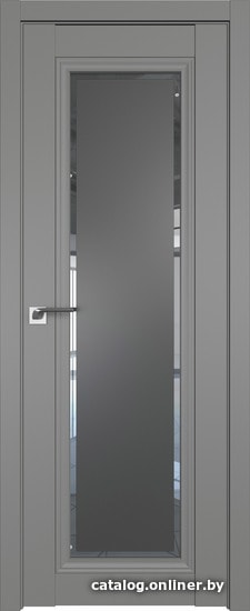 

Межкомнатная дверь ProfilDoors 2.101U 80x200 (грей, стекло square графит)