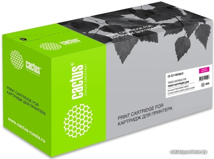 

Картридж CACTUS CS-CLT-M506LV (аналог Samsung CLT-C506L)