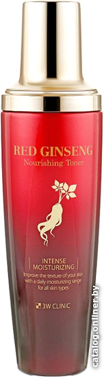 

3W Clinic Тонер для лица Red Ginseng Nourishing Toner (130 мл)