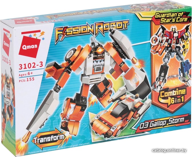 

Конструктор Qman Fission Robot 3102-3 Gallop Storm