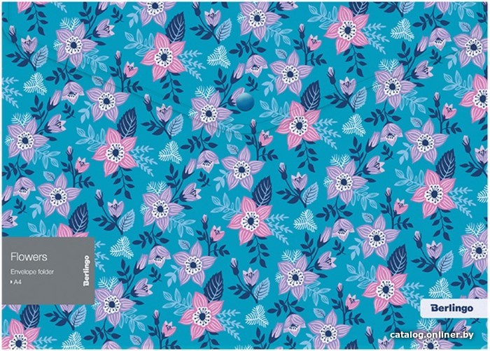 

Папка-конверт Berlingo Flowers EFb_A4501