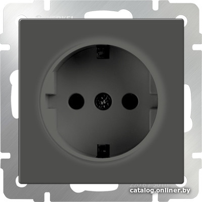 

Розетка Werkel WL07-SKGS-01-IP44 (серо-коричневый)