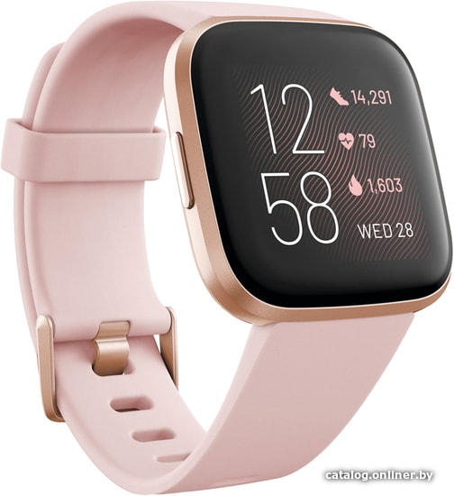 

Умные часы Fitbit Versa 2 (розовый/золотистый алюминий)