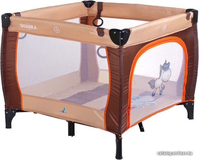

Игровой манеж Caretero Quadra (коричневый)