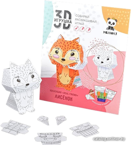 

3Д-пазл Leader Toys Манюня Лисичка МТ41029