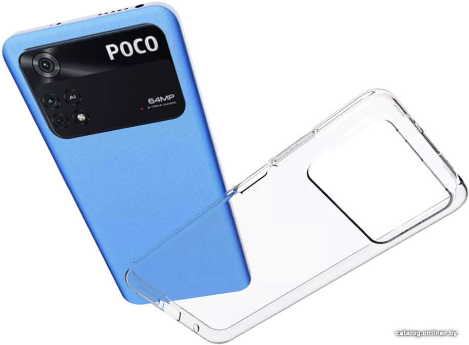 Чехол для телефона KST UT для Xiaomi Poco M4 Pro 4G 2022 (прозрачный)