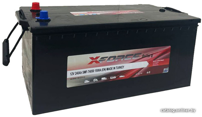 

Автомобильный аккумулятор XFORCE 240 (3) евро (240 А·ч)