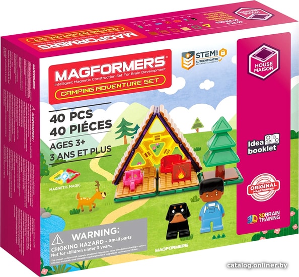 

Магнитный конструктор Magformers Camping Adventure Set 705016