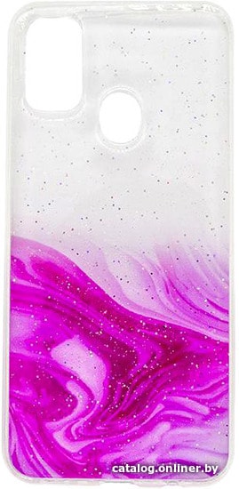 

Чехол для телефона EXPERTS Aquarelle для Samsung Galaxy M21 (ярко-розовый)