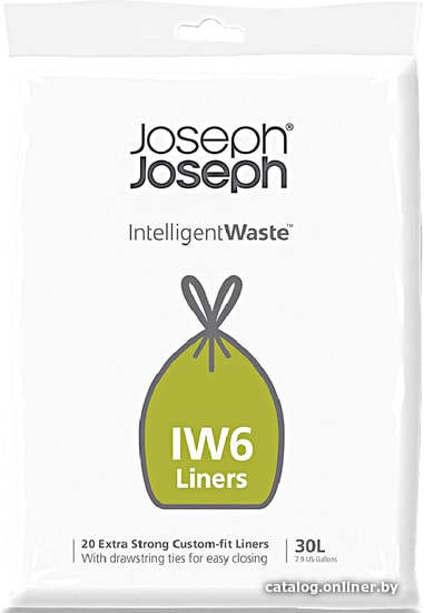 

Пакеты для мусора Joseph Joseph IW6 30 л 30058 (20 шт)