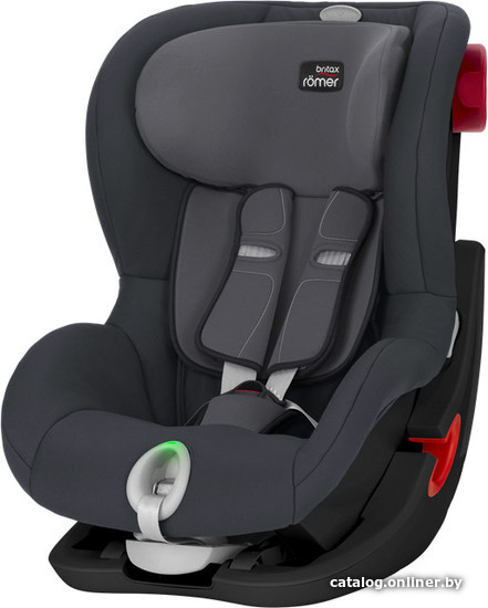 

Детское автокресло Britax Romer King II LS Black Series (серый шторм)