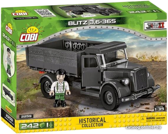 

Конструктор Cobi World War II 2259 Blitz 3,6-36S