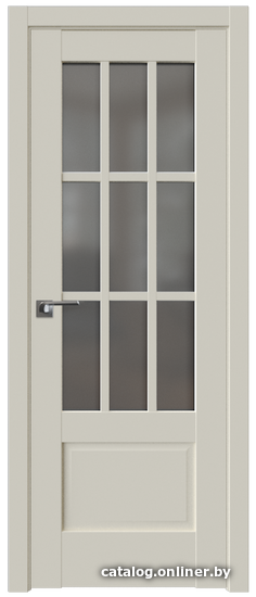 

Межкомнатная дверь ProfilDoors 104U 90x200 (магнолия сатинат, стекло графит)