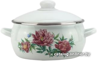 

Кастрюля Эмаль Пионы красные 01-Д1912/4М