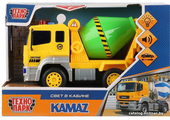 

Бетономешалка Технопарк КАМАЗ Бетономешалка KAM-17PL-CEM
