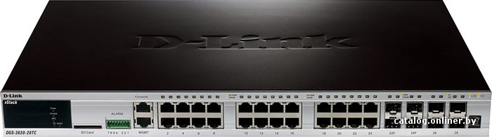 

Управляемый коммутатор 3-го уровня D-Link DGS-3620-28TC