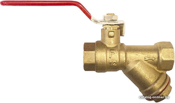 

Запорная арматура Ferro Шаровой кран с угловым фильтром 1/2" KZF1W