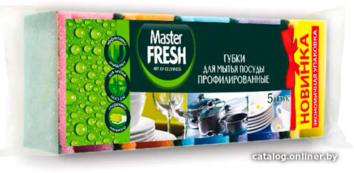 

Губка Master Fresh Профилированные (5 шт)