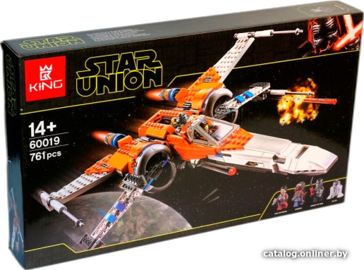 

Конструктор King 60019 Звездный истребитель X-wing