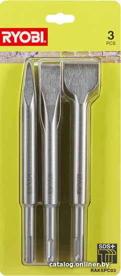 

Набор зубил Ryobi RAKSPC03 (3 предмета)