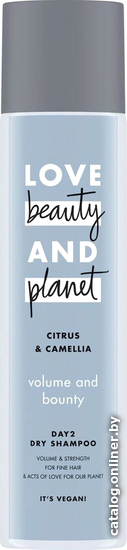 

Сухой шампунь Love Beauty and Planet Объем и щедрость (245 мл)