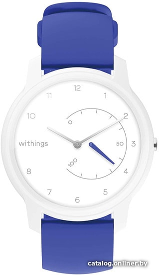 

Гибридные умные часы Withings Move (белый/синий)