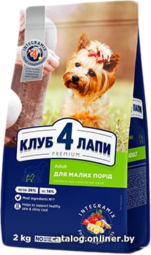 

Сухой корм для собак Club 4 Paws Premium для малых пород 2 кг