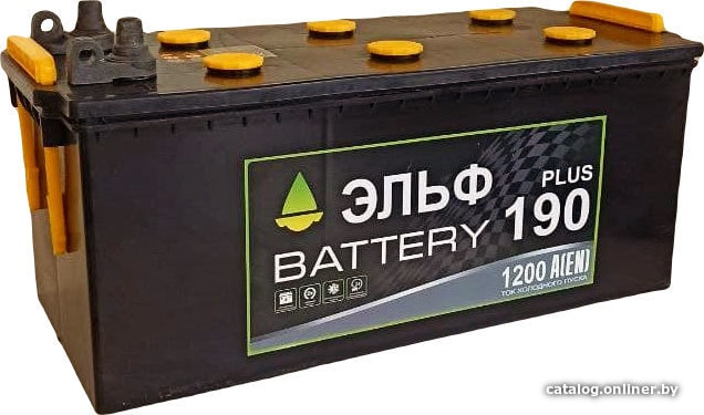 

Автомобильный аккумулятор Эльф 6СТ-190L+ (190 А·ч)
