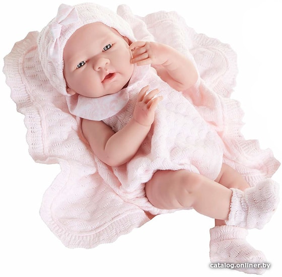 

Пупс JC Toys в розовой одежде с одеяльцем 18053