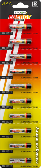 

Батарейка Трофи AAA 10 шт. LR03-10BL