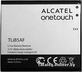 

Аккумулятор для телефона Копия Alcatel TLIB5AF