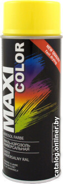 

Эмаль Maxi Color 1018MX RAL 1018 400 мл (цинково-желтый)
