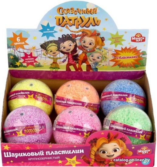 

Пластилин MultiArt Сказочный Патруль 7485-BALLGL-SP