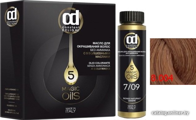 

Масло для окрашивания Constant Delight Olio-Colorante 8.004 светло-русый натуральный тропический