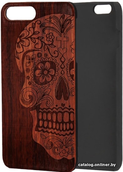 

Чехол для телефона Case Wood для Apple iPhone 7/8 (палисандр, череп женский)