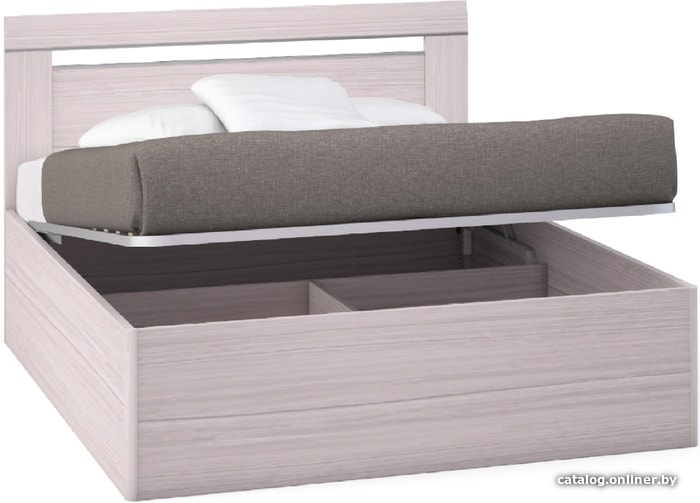 

Кровать Шатура Rimini Ice/Rimini Mokko 160x200 AQ1-01.CG