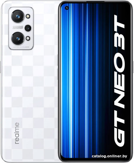 

Смартфон Realme GT Neo 3T 80W 8GB/128GB индийская версия (белый)