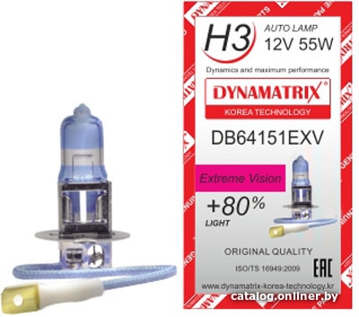 

Галогенная лампа Dynamatrix H3 DB64151EXV 1шт