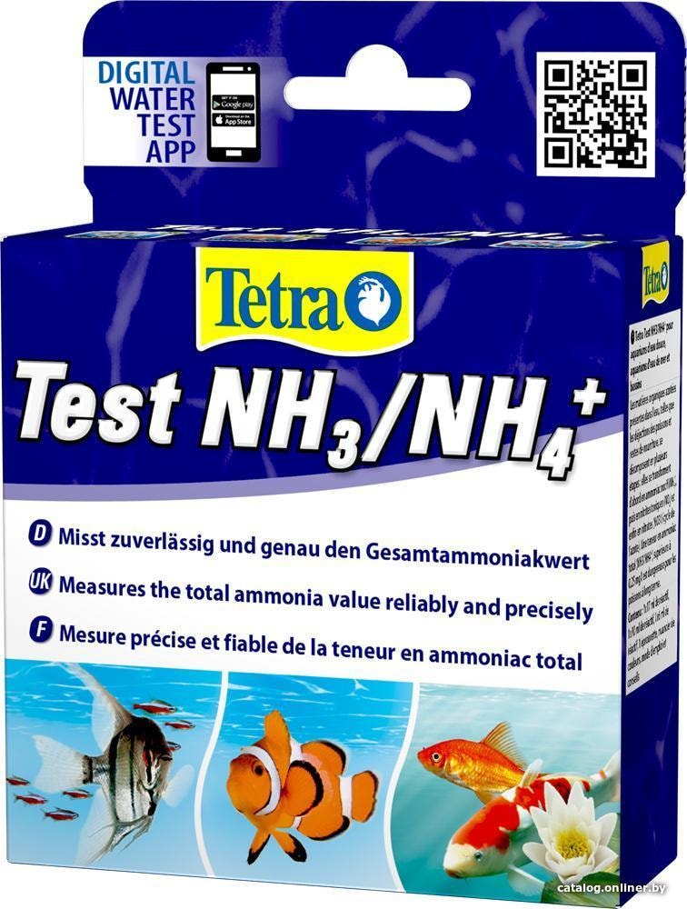 

Тест для воды Tetra Test NH3/NH4