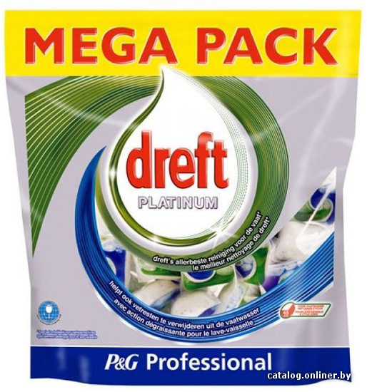 

Капсулы для посудомоечной машины Dreft Platinum 90шт.