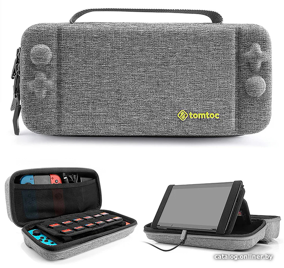 

Чехол для приставки Tomtoc Travel Case для Nintendo Switch (серый)
