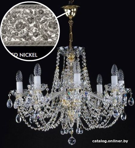 

Подвесная люстра ArtGlass Angelika Viii. Nickel