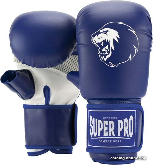 

Перчатки для единоборств Super Pro Combat Gear Victor SPBGS110-60100 L (синий)