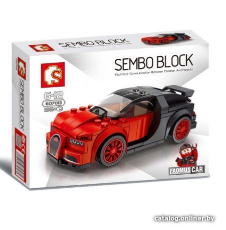 

Конструктор Sembo Block Спортивные автомобили 607013